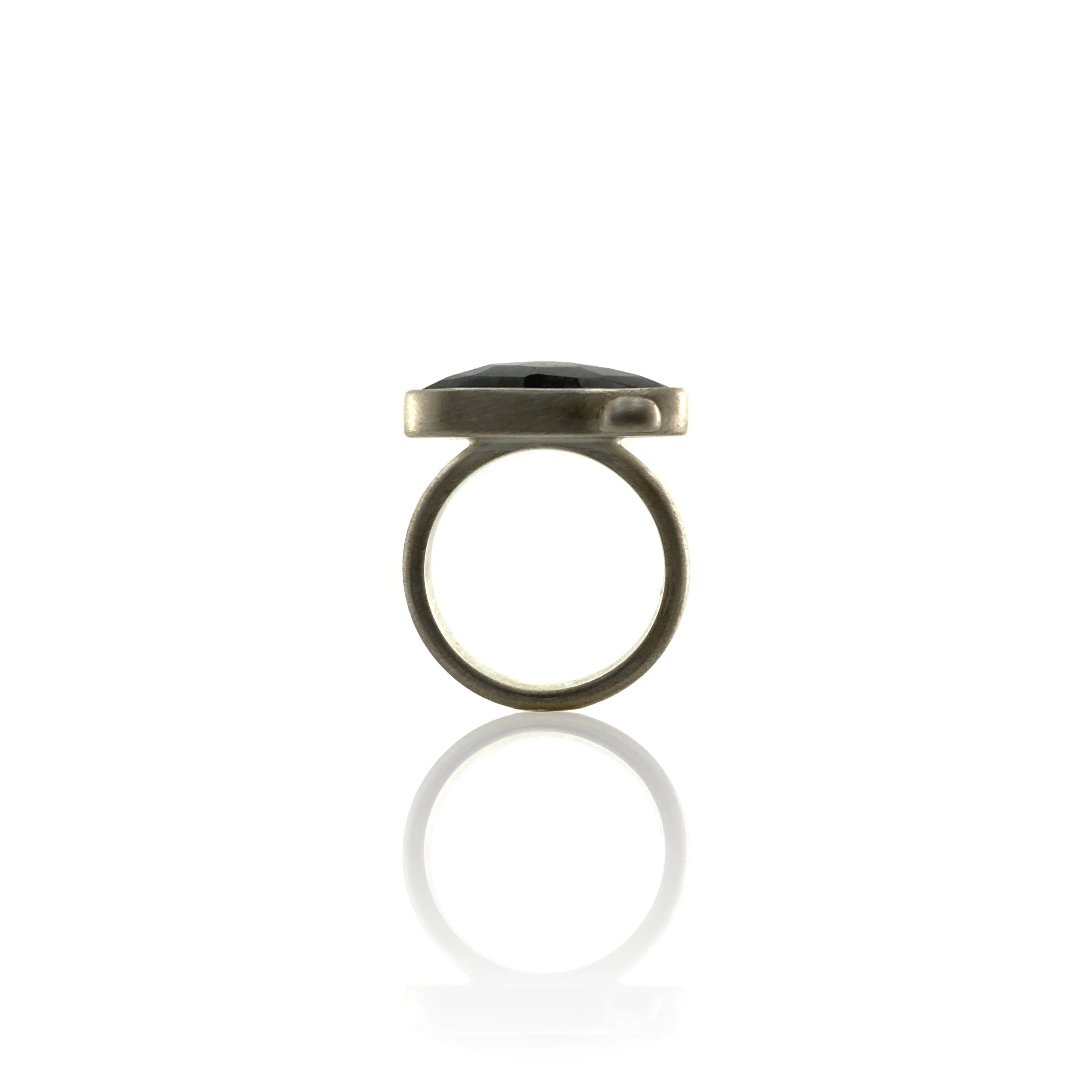 Grey Moonstone Ring