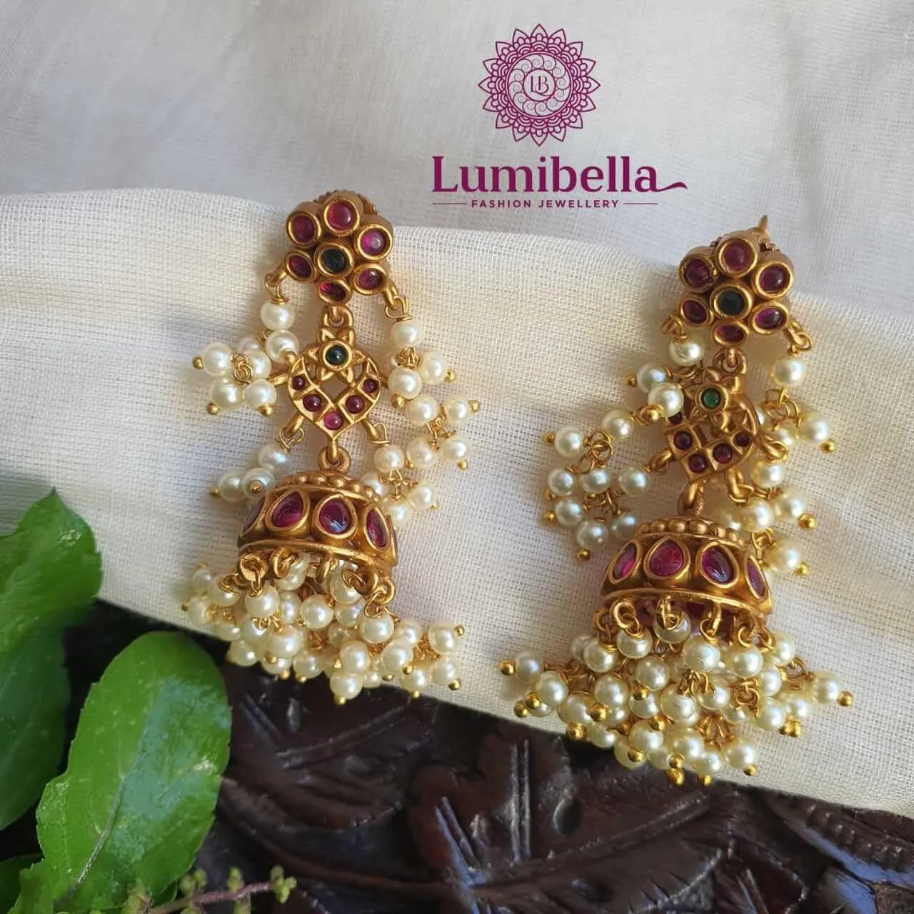 Guttapusalu Jhumka Earrings