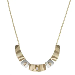 Holly Yashi Golden Branch Moonstone Links Necklace