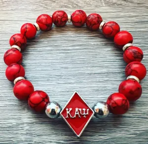 Kappa Alpha Psi Beaded Bracelet