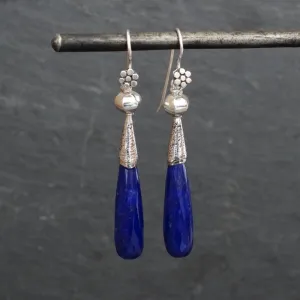 Lapis Lazuli and Granulation Earrings