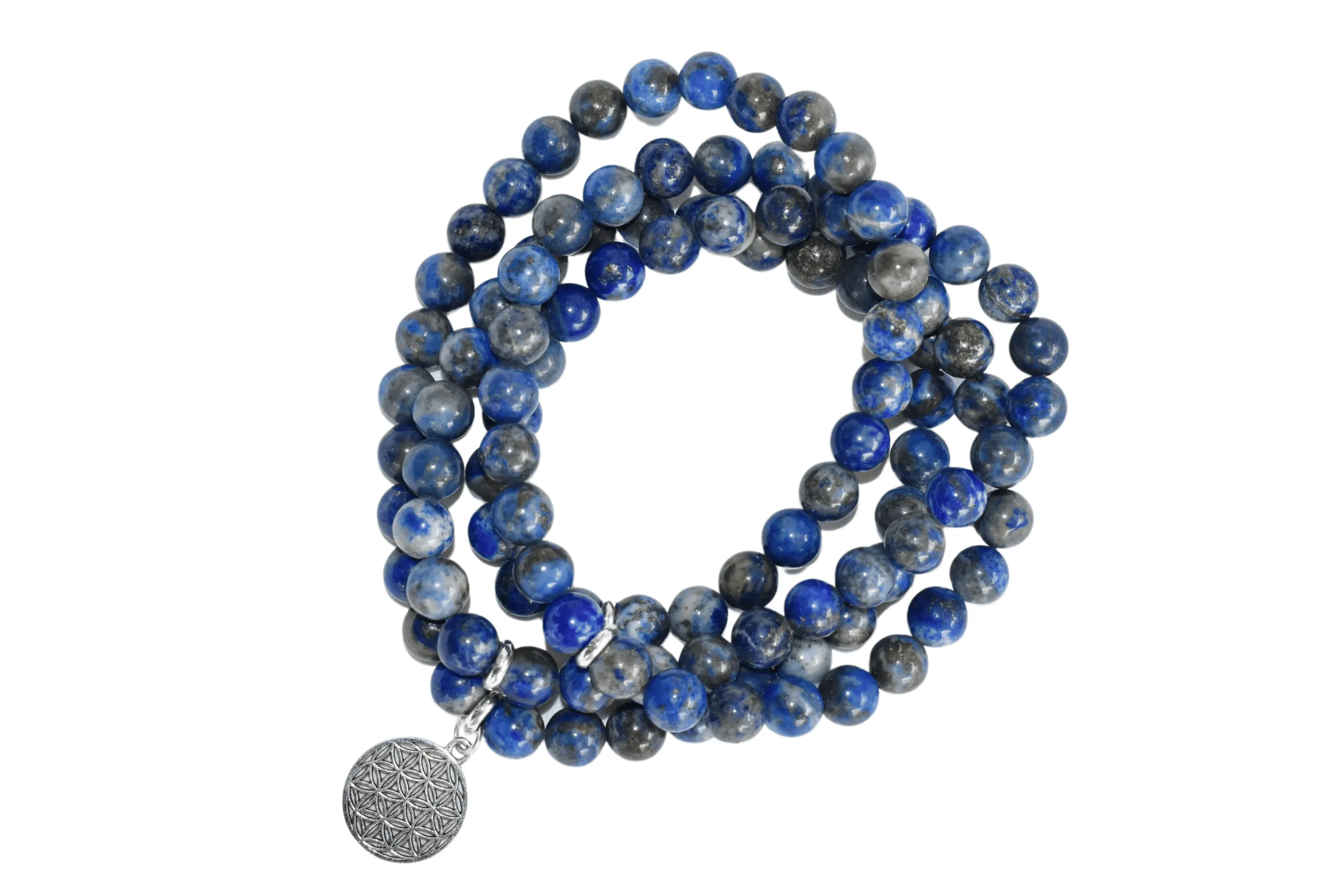 Lapis Lazuli Beads Mala Bracelet
