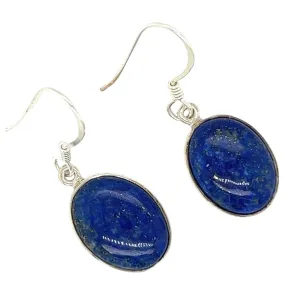 Lapis Lazuli Cabochon Earrings