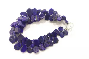 Lapis Lazuli gemstone Slice cut beads