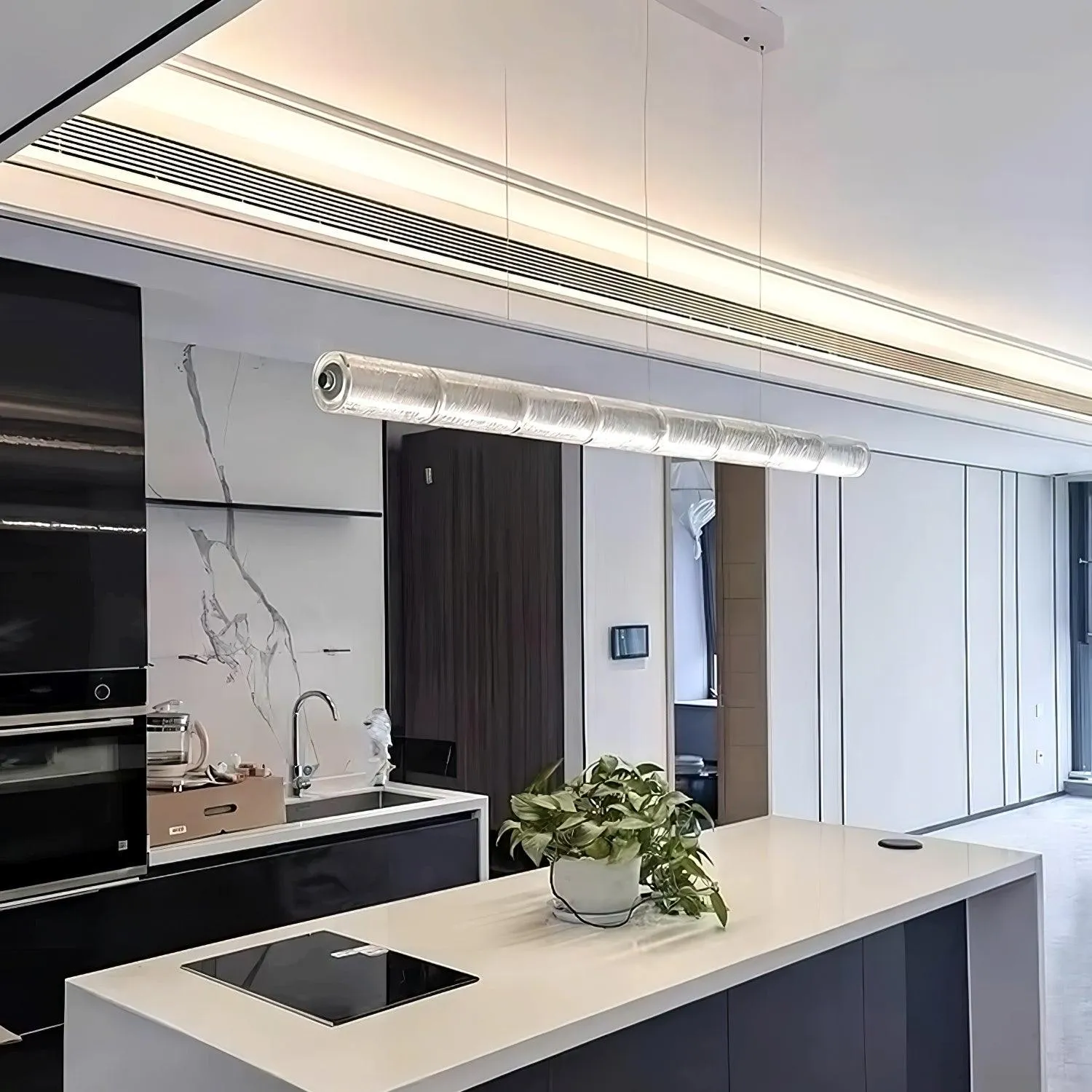 Mcdade Segmented Glass Chandelier