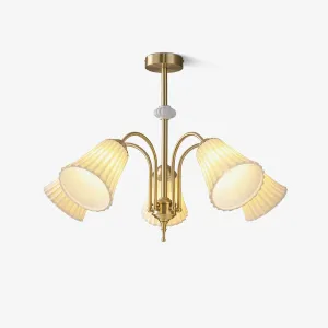 Medieval Ceramic Trumpet Chandelier