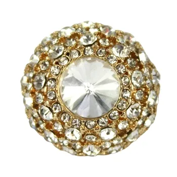 Miah Ring - Clear (Gold Plated)