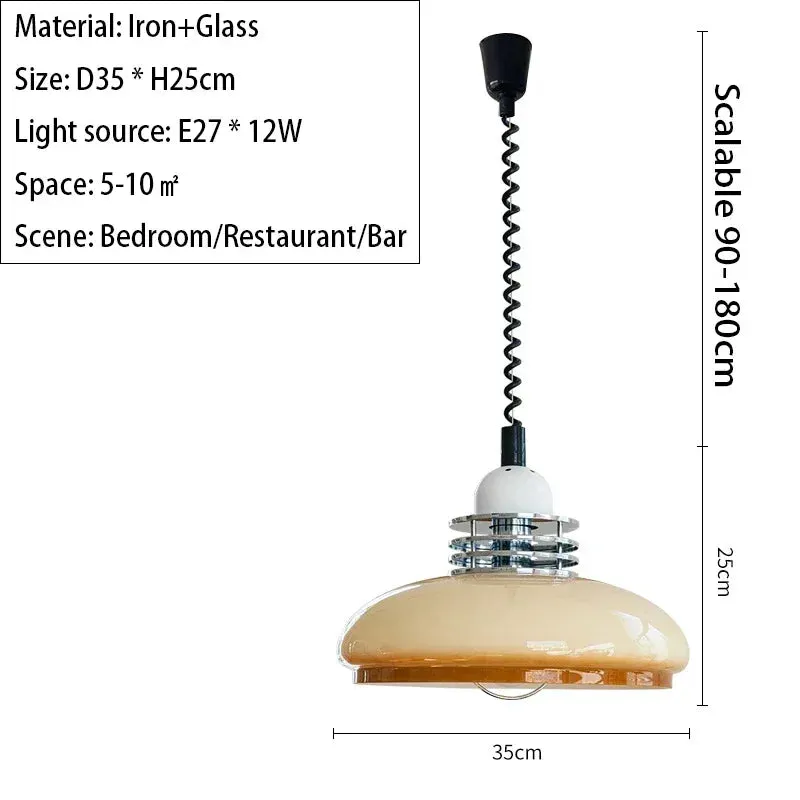 Modern Glass LED Chandelier by Mansion - Stylish Lighting for Bedroom, Restaurant & Bar