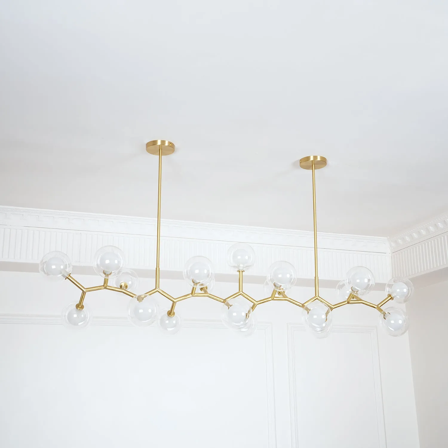 Molecular Glass Balls Chandelier