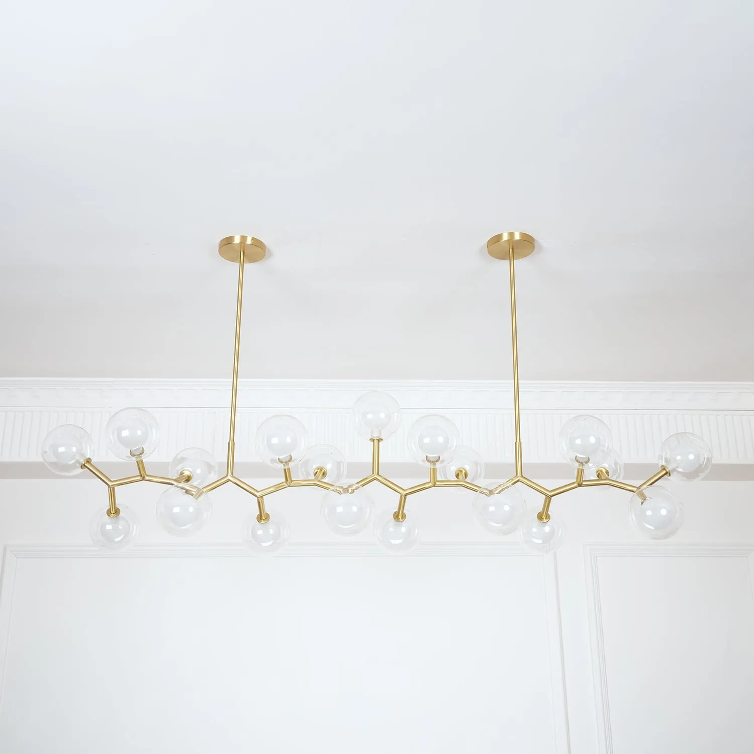 Molecular Glass Balls Chandelier