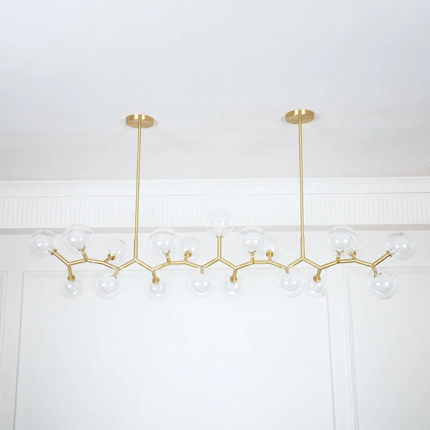 Molecular Glass Balls Chandelier
