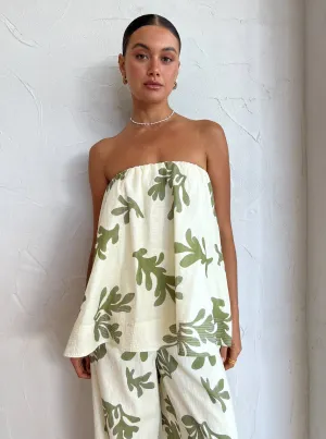 Mon Renn Compose Top in Compose Print
