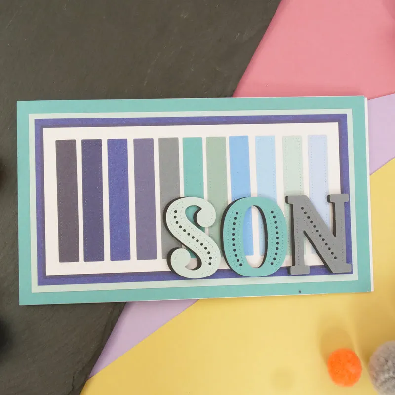 Moonstone Dies - Dotty Initials & Numbers - O