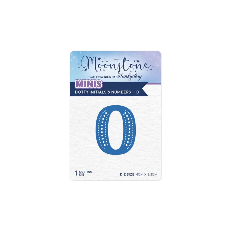 Moonstone Dies - Dotty Initials & Numbers - O