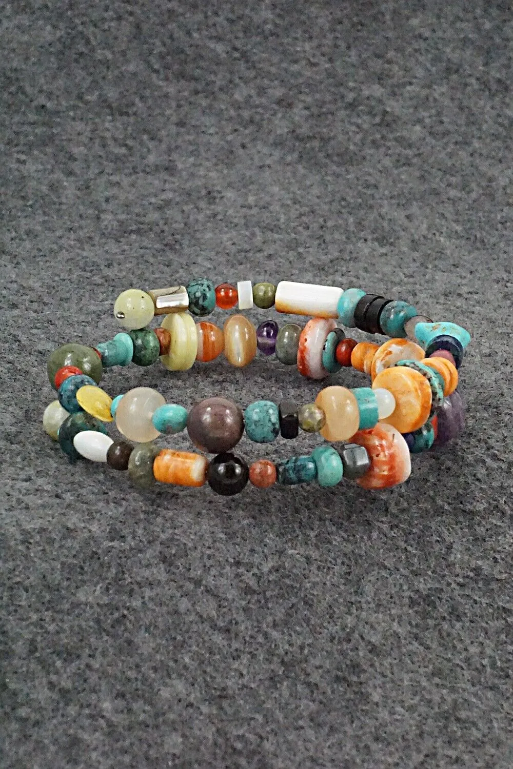 Multi-Stone Beaded Bracelet - Helen Tsosie