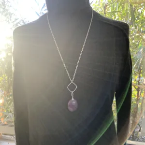 natural amethyst pendant