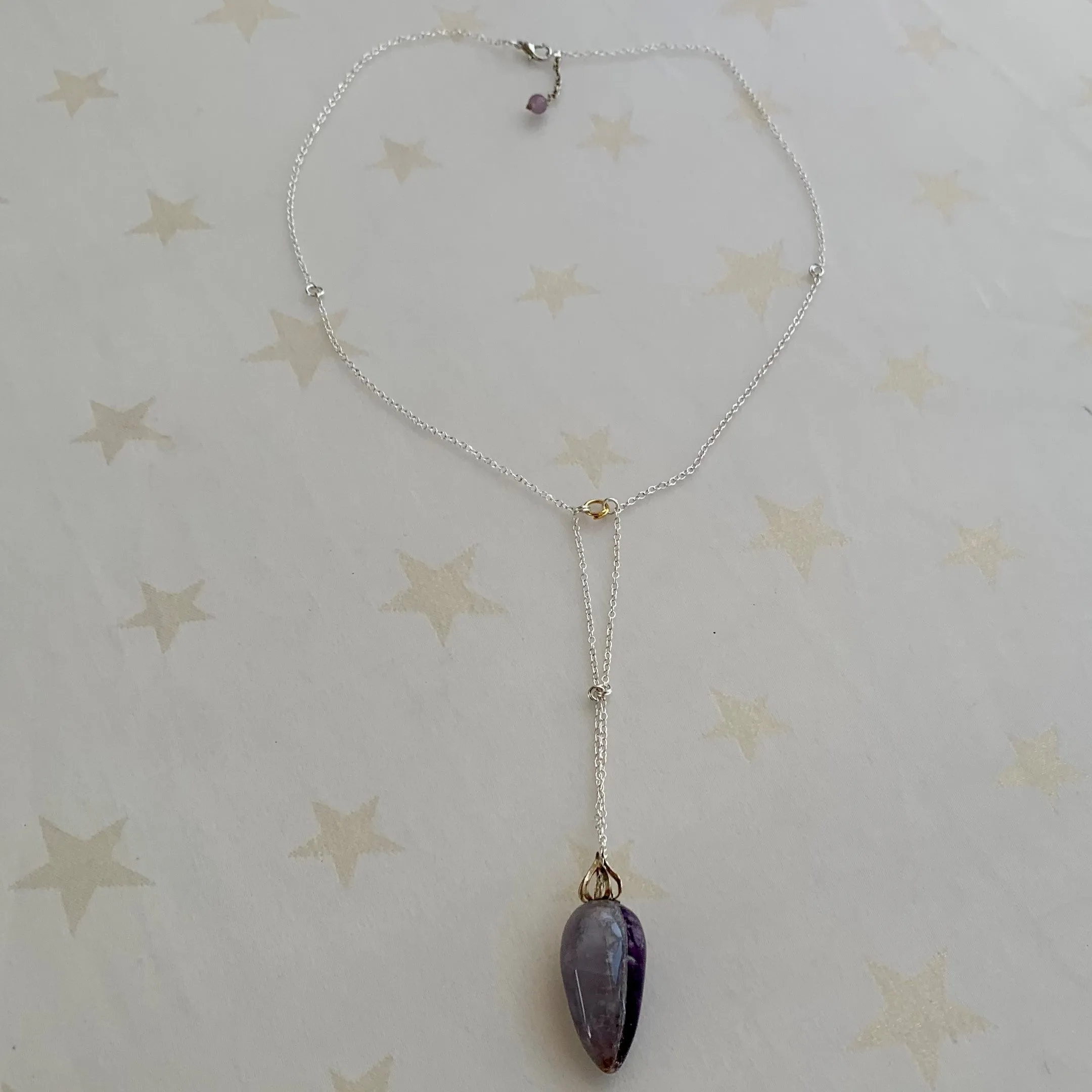natural amethyst pendant