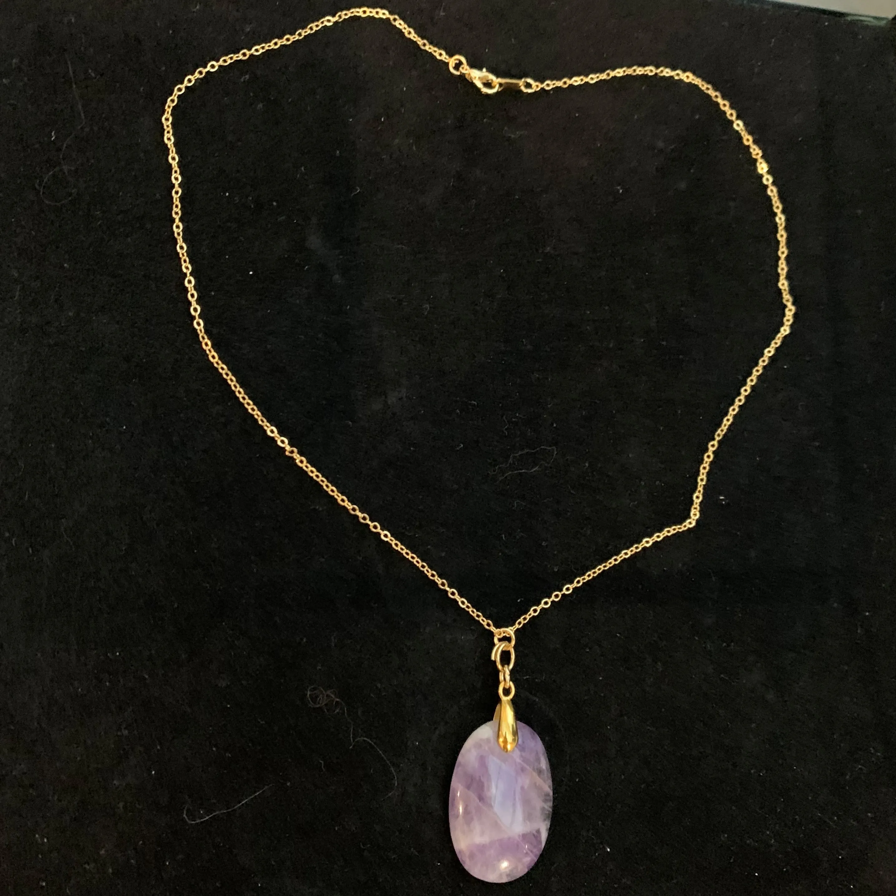 natural amethyst pendant