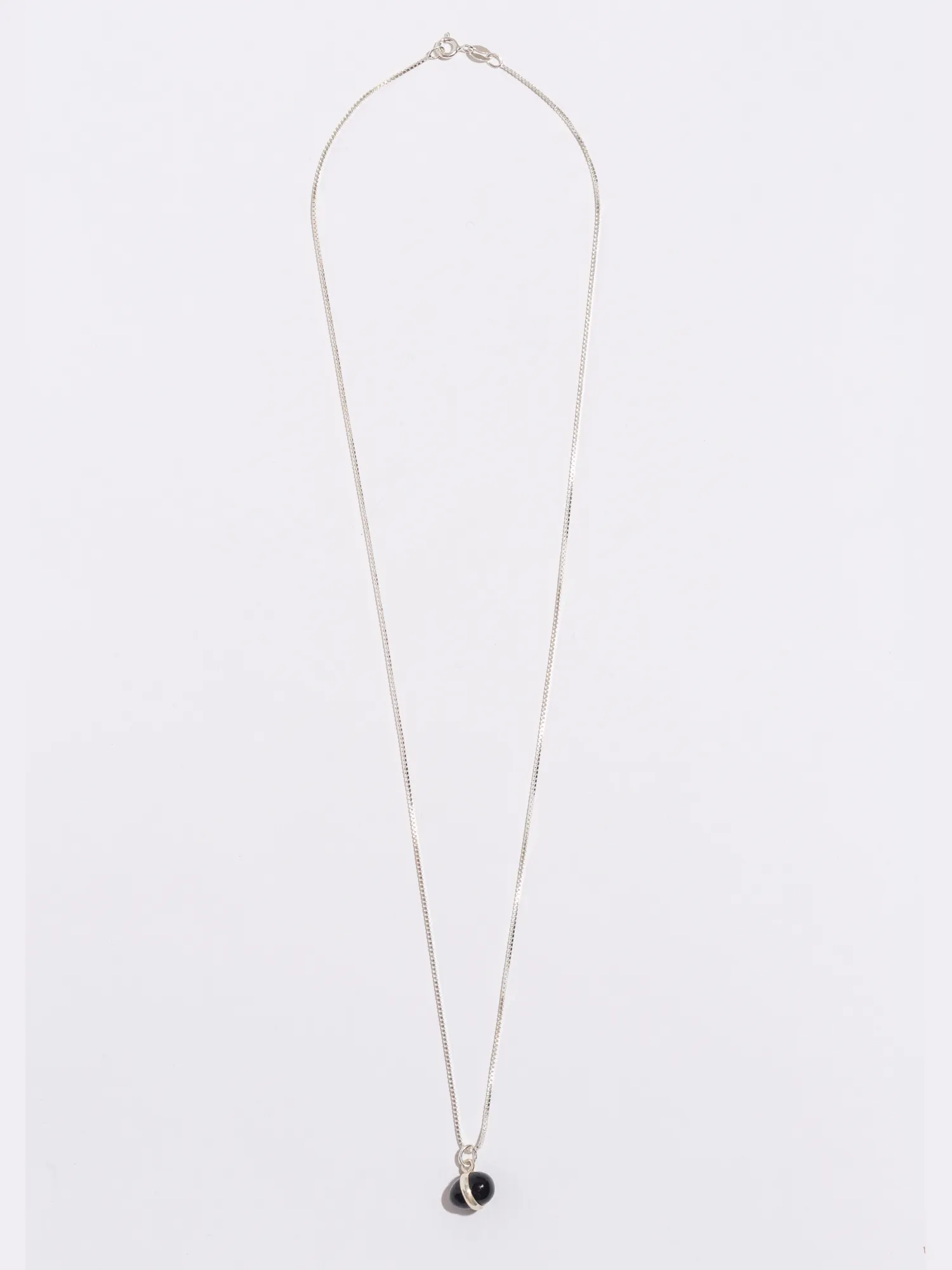 Olivia Onyx Egg Pendant Necklace