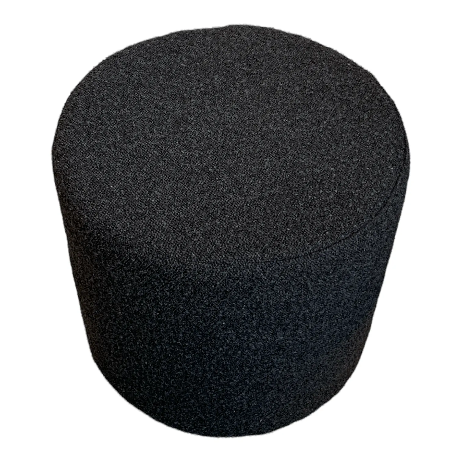 Onyx Ovis Black Ottoman
