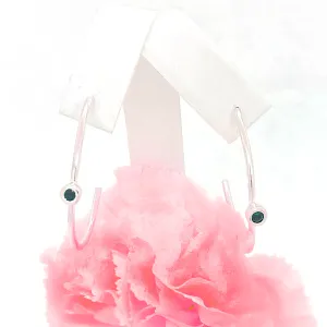 Open Hoops Onyx