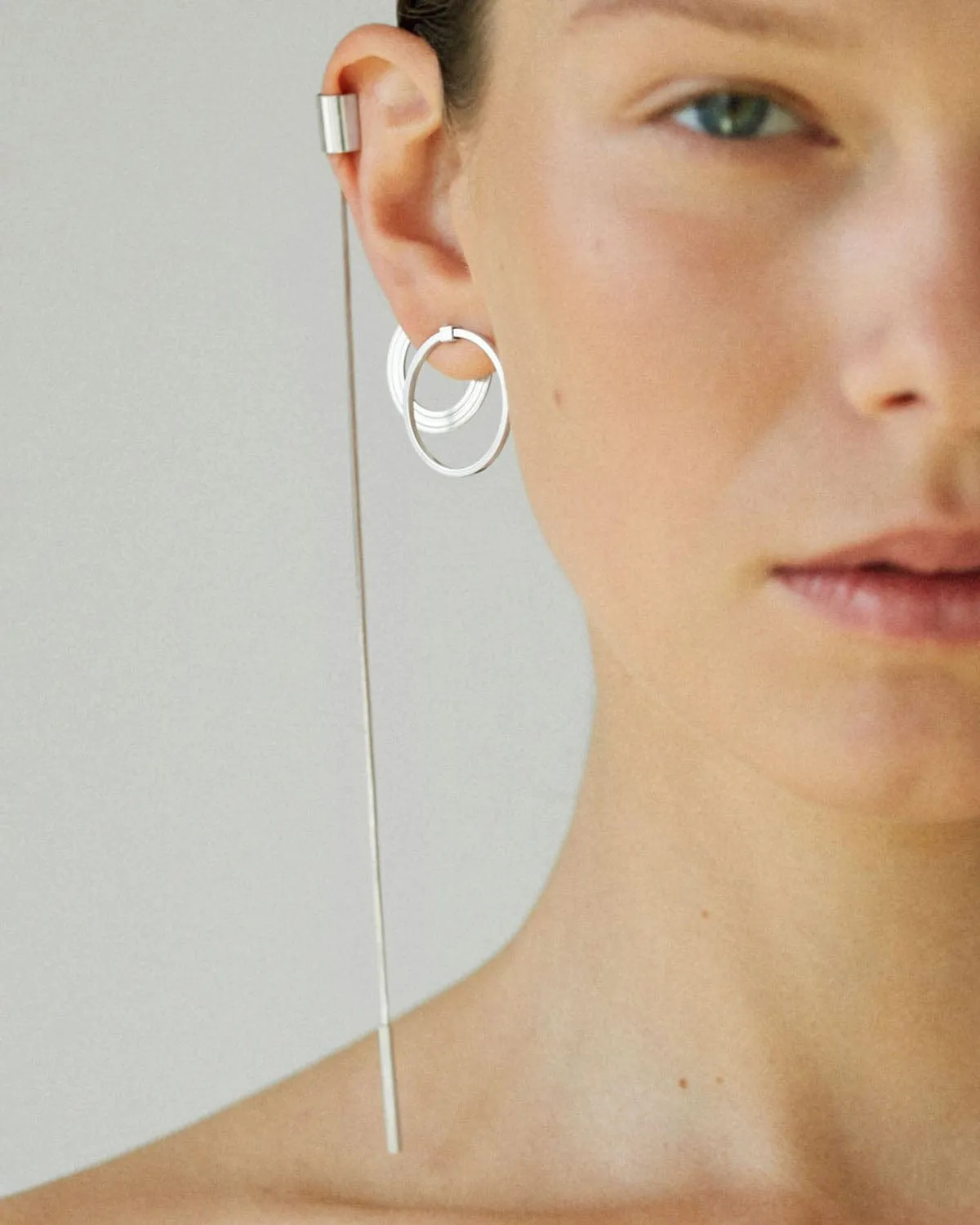 Orbit 4: Silver Earrings