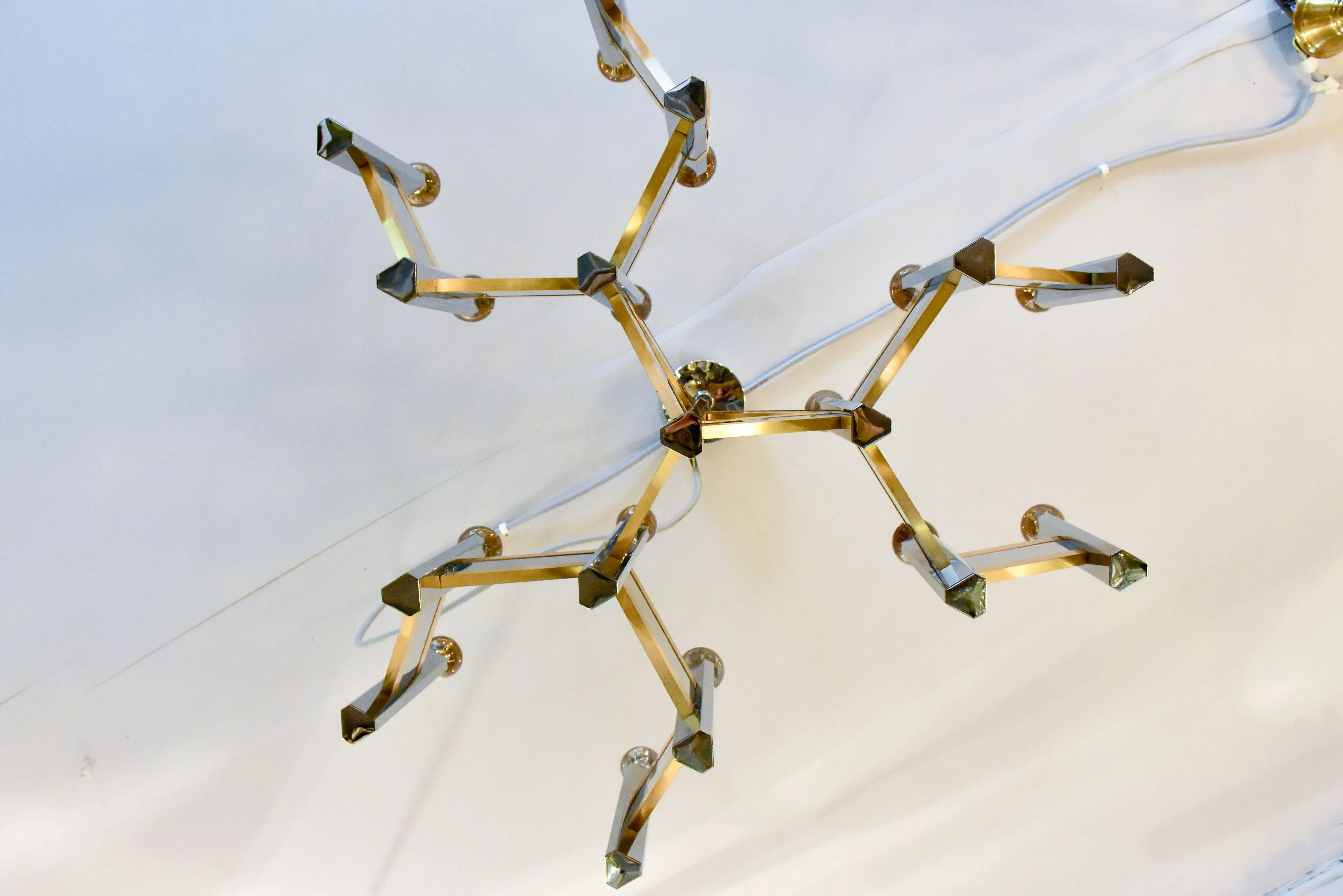 Original chevron Sciolari chandelier