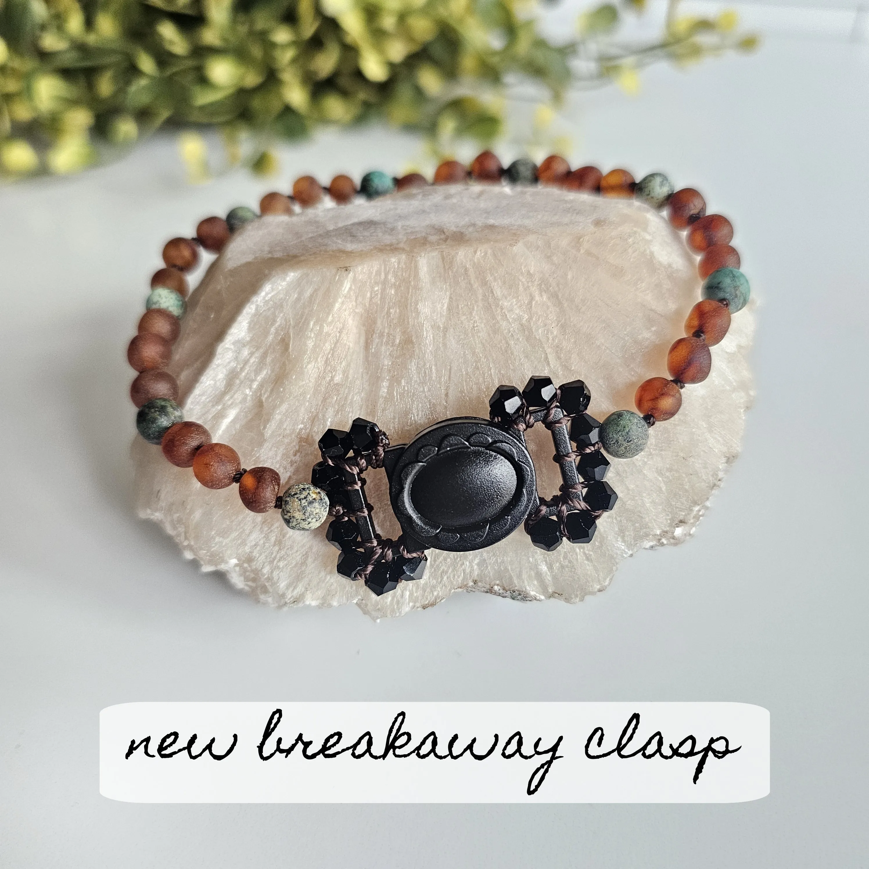 Pet | Turquoise   Cognac Amber Collar