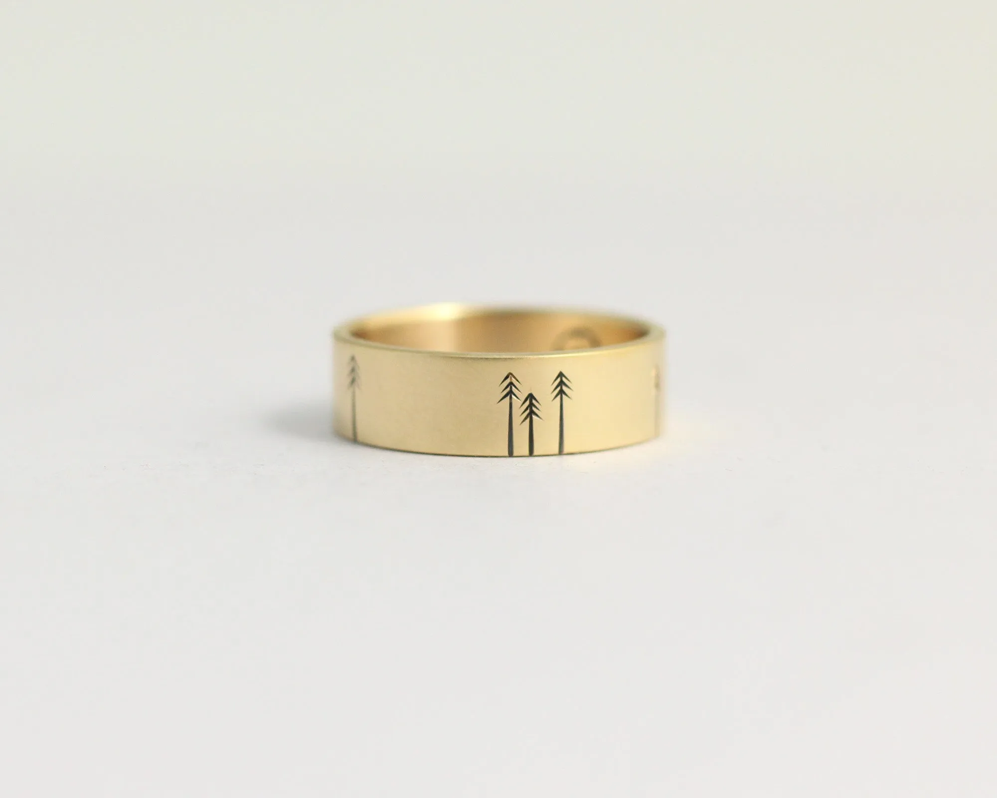 Pine Forest Ring in Yellow Gold - Medium