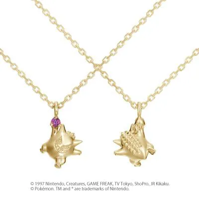 [Pokémon]Gengar necklace  K18 yellow gold