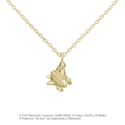 [Pokémon]Gengar necklace  K18 yellow gold
