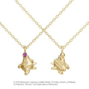 [Pokémon]Gengar necklace  K18 yellow gold