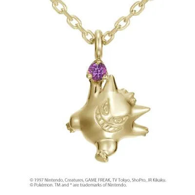 [Pokémon]Gengar necklace  K18 yellow gold