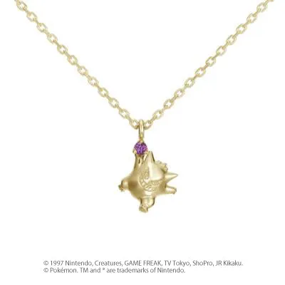 [Pokémon]Gengar necklace  K18 yellow gold