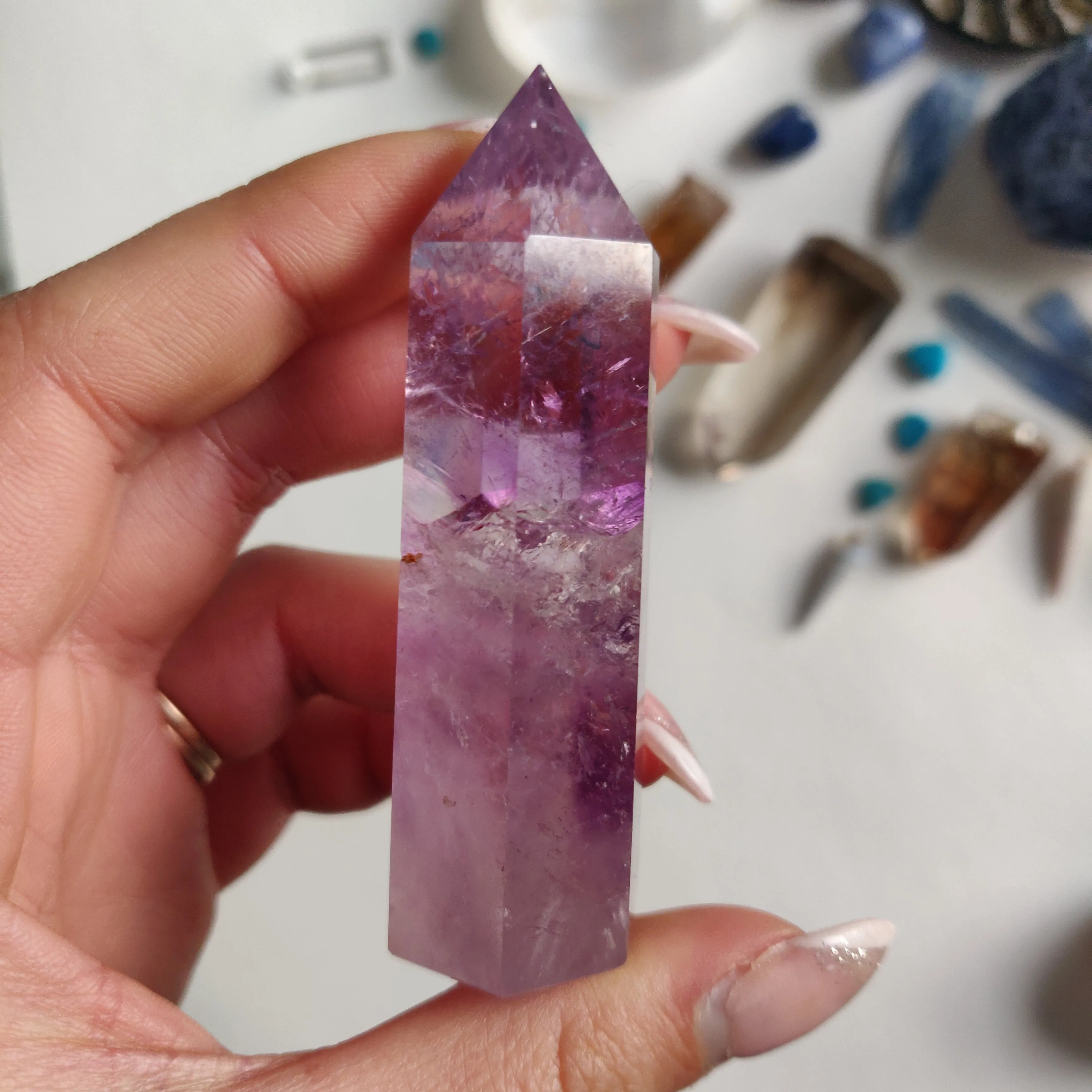 Polished Amethyst Point (#7)