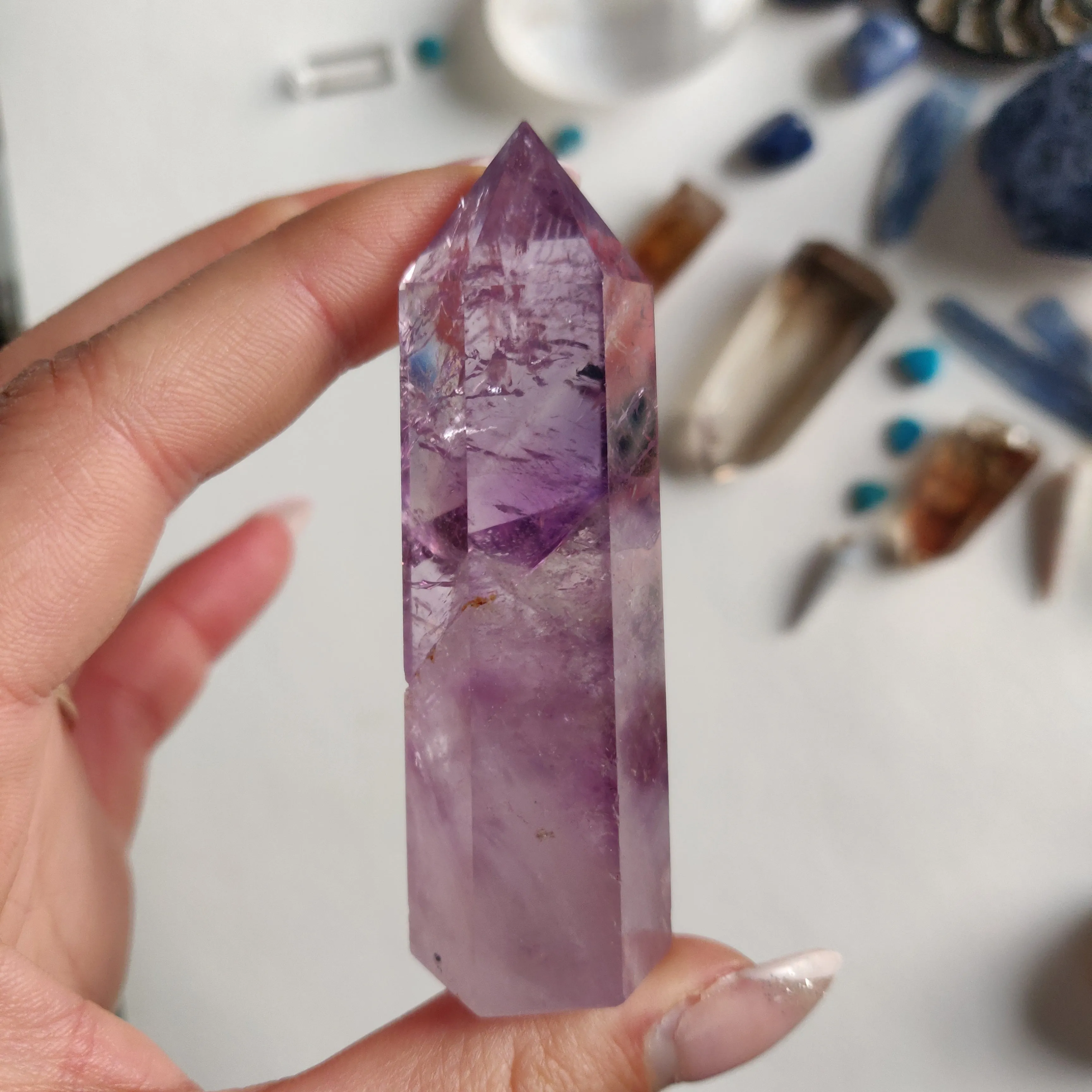 Polished Amethyst Point (#7)