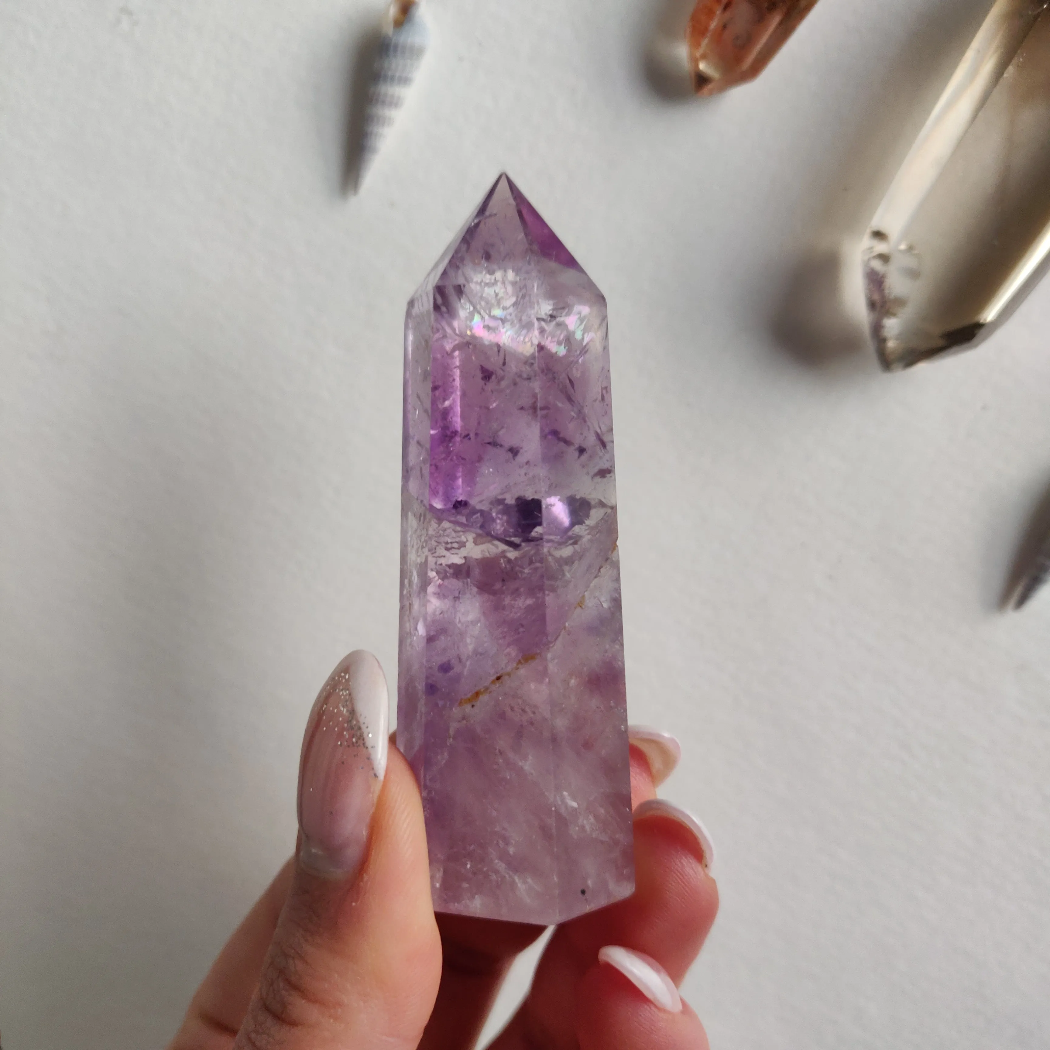 Polished Amethyst Point (#7)