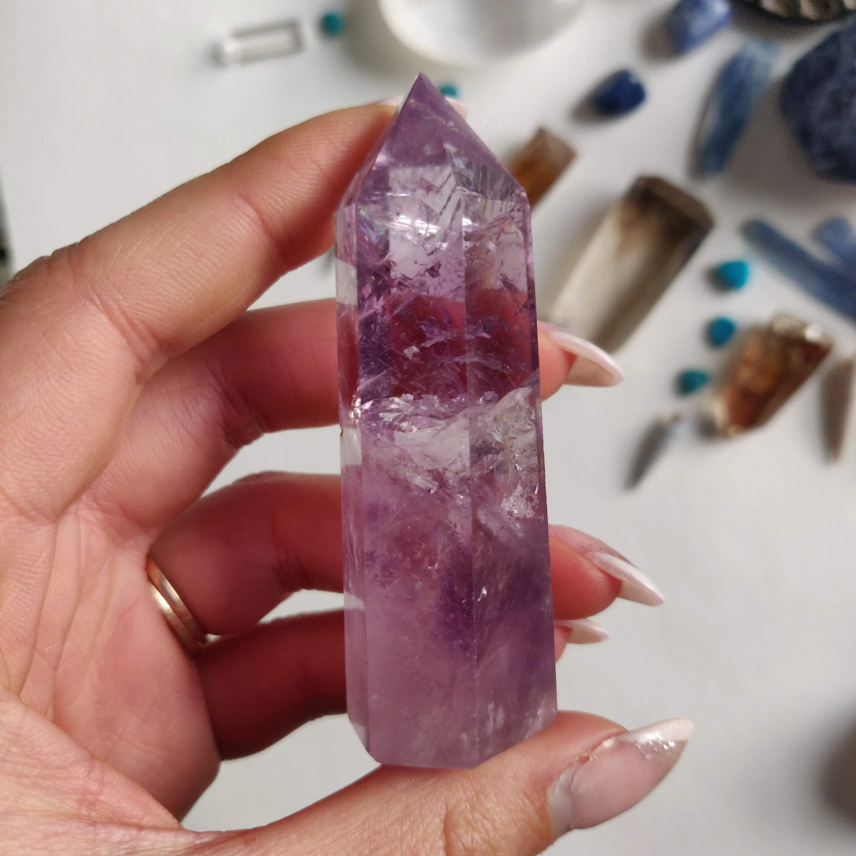 Polished Amethyst Point (#7)