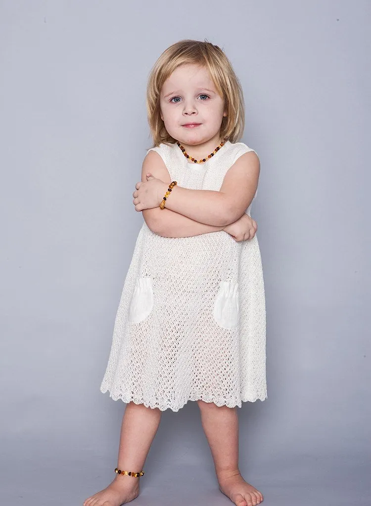 Premium Amber Teething Necklace & Bracelet for Babies / Polished / Multicolour / Extra Safe & Authentic / MLT.P-BRQ