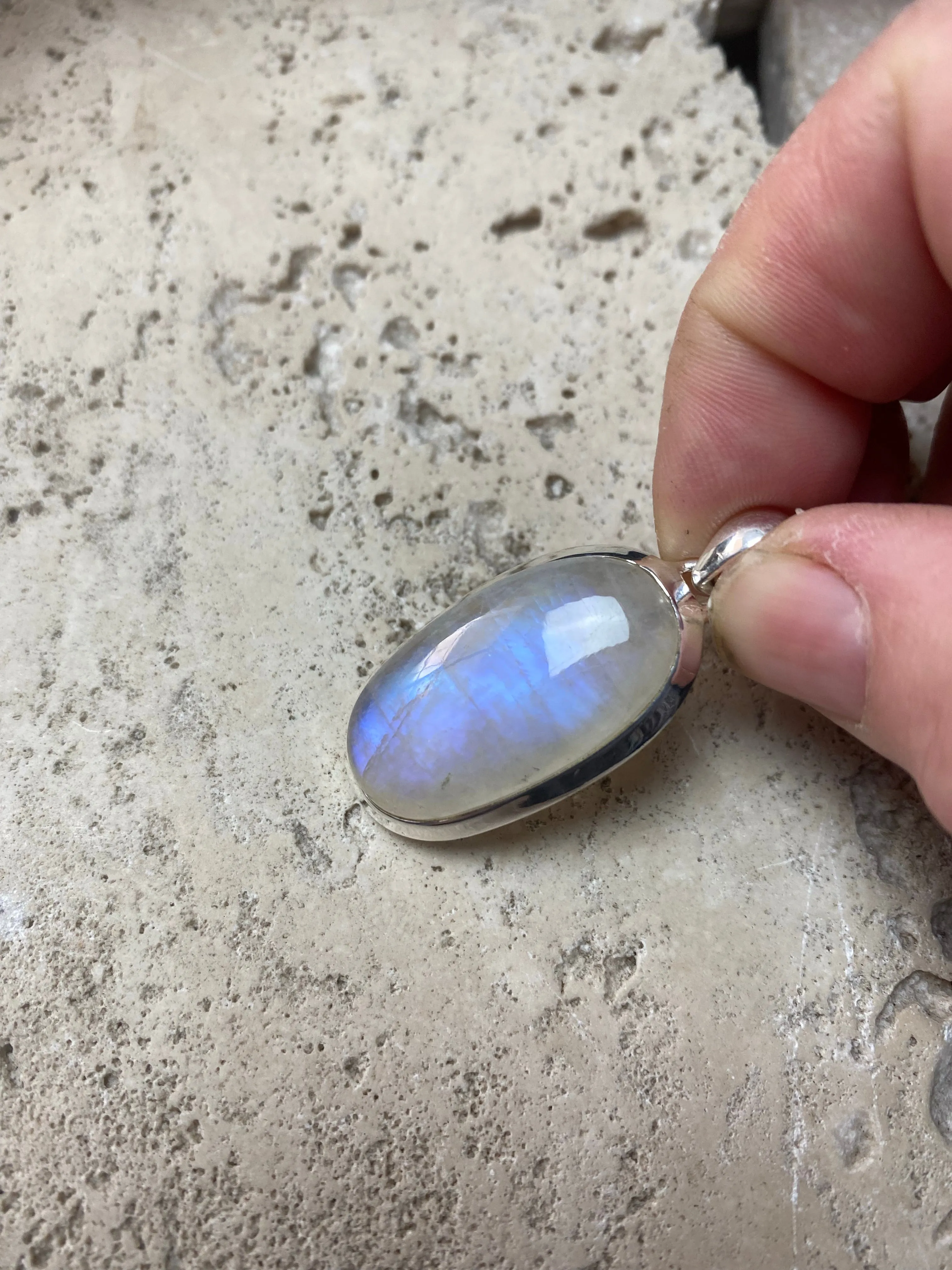 Rainbow Moonstone Pendant