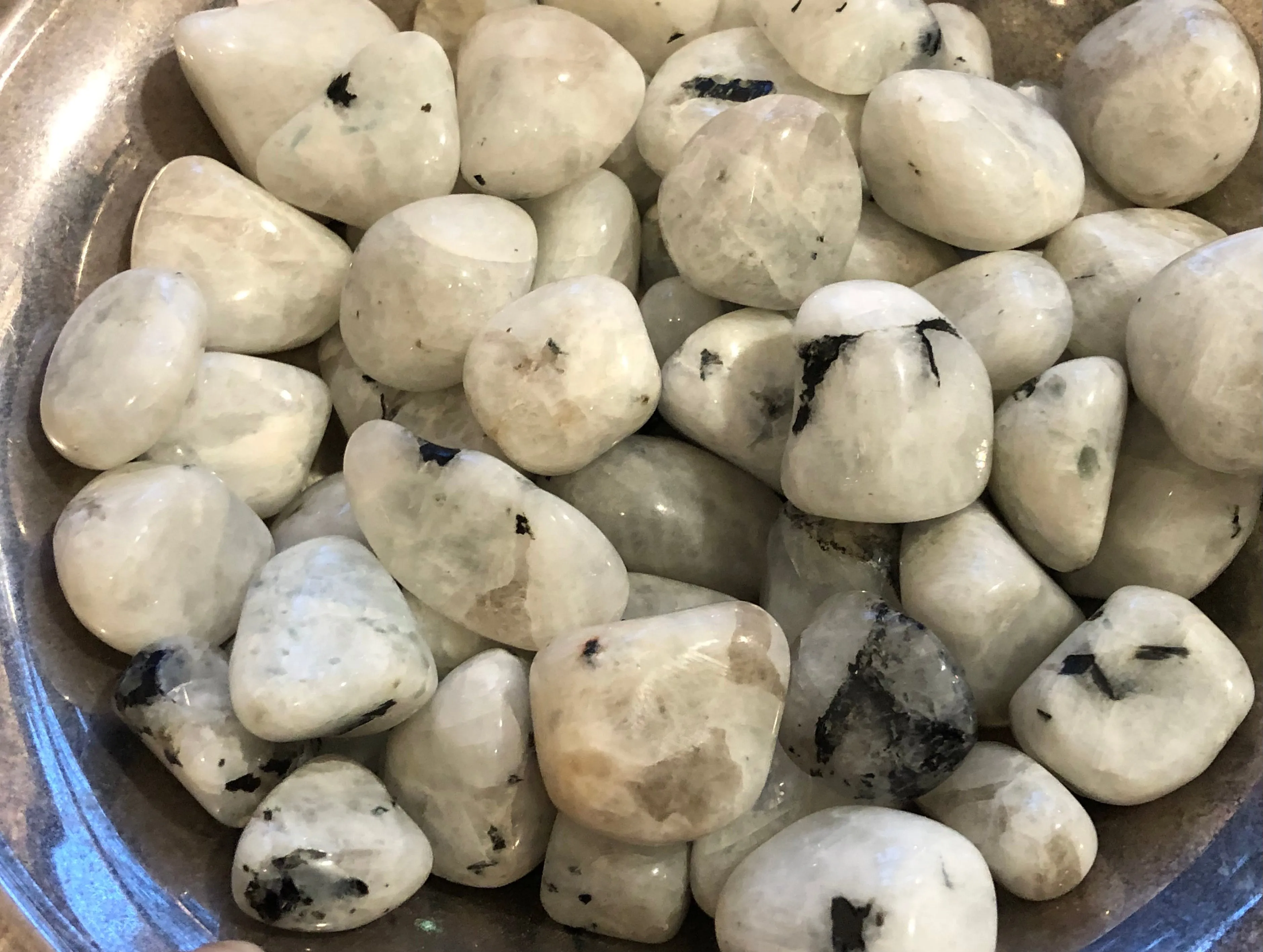 Rainbow Moonstone - Tumble Stone