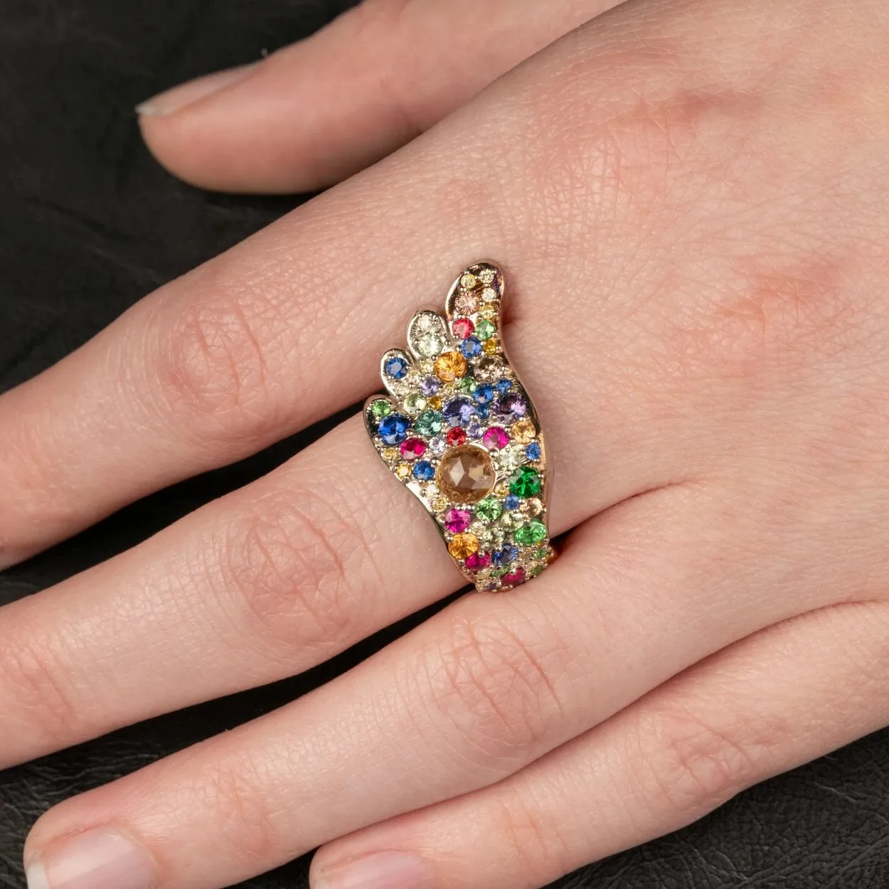 Rainbow Wing Ring