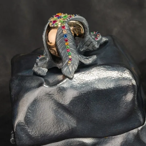 Rainbow Wing Ring
