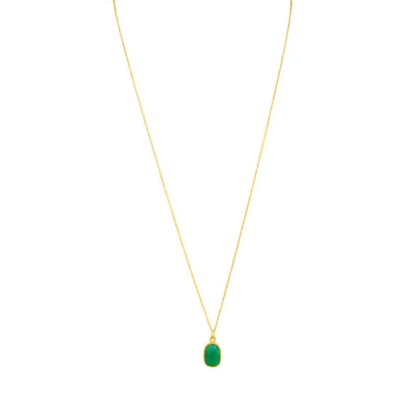 Rectangle Green Onyx