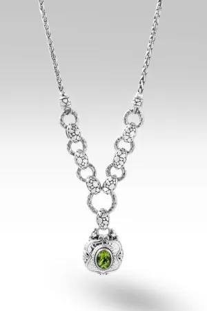 Ripple of Hope Necklace™ in Peridot