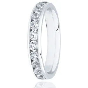 Round Brilliant Cut Channel Set .75ct