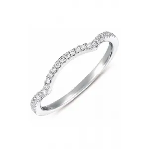 S Kashi & Sons Curved Wedding Band EN7371-BWG