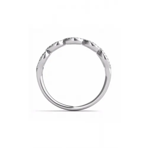 S Kashi & Sons Stackables Wedding Band D4330WG