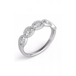 S Kashi & Sons Stackables Wedding Band D4330WG