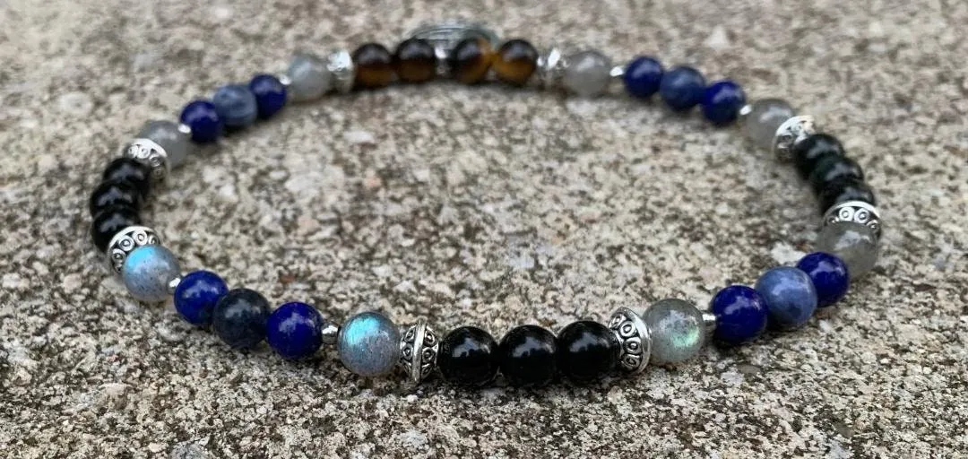 Sagittarius Energy - Zodiac Horoscope " The Optimistic Sagittarius " November December Birthday - Crystal Healing Quality Gemstone Anklet